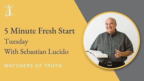 Tuesday 5 Minute Fresh Start