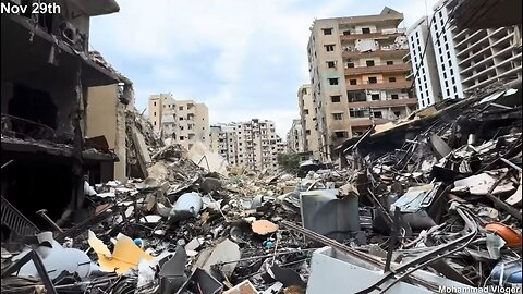 Beirut Lebanon Onscene Stunning Destruction Nov 29 2024