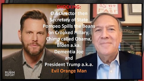 CIA Director Then Secretary of State Mike Pompeo on President Trump, Chimp Obama, Covid, Ukraine