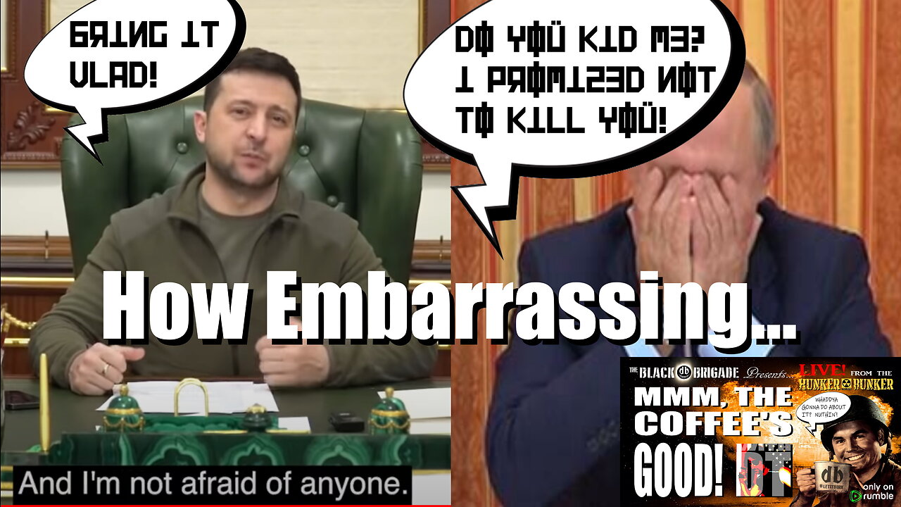 Tough Guy Zelensky Wasn't So Tough?