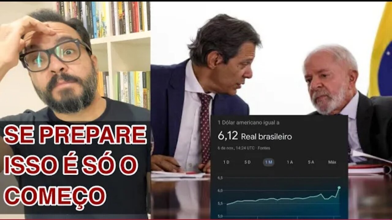 in Brazil the DOLLAR is 6.12 But wait, it's going to get worse,The thief's plan is just beginning!