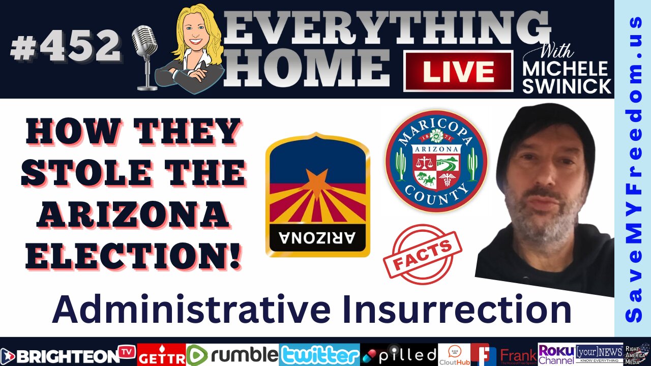 452: How Maricopa County, Arizona STOLE The Election On Nov 8th & Committed A FELONY! Leo Donofrio EXPOSES IT ALL!