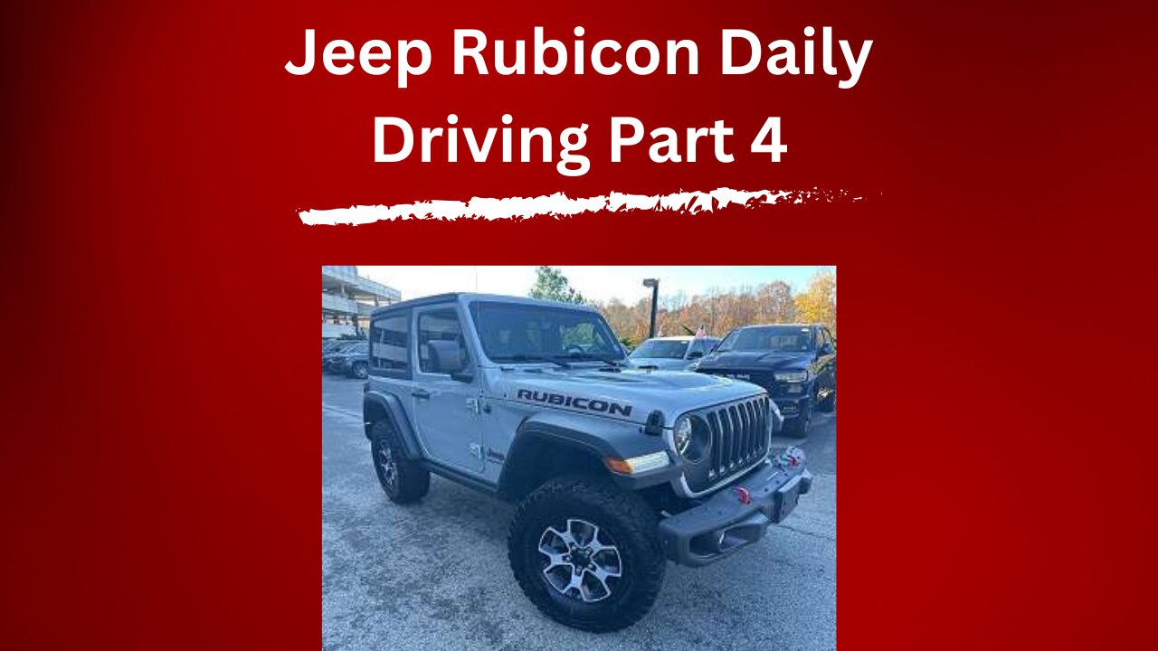 Jeep Rubicon 2.0 Turbo Daily Drive In Idaho - Random Talk and Conversations Part 4