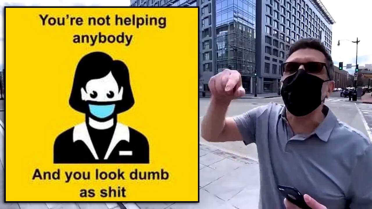 CNN fanboy: "put your mask on, you’re killing little children!" 😷