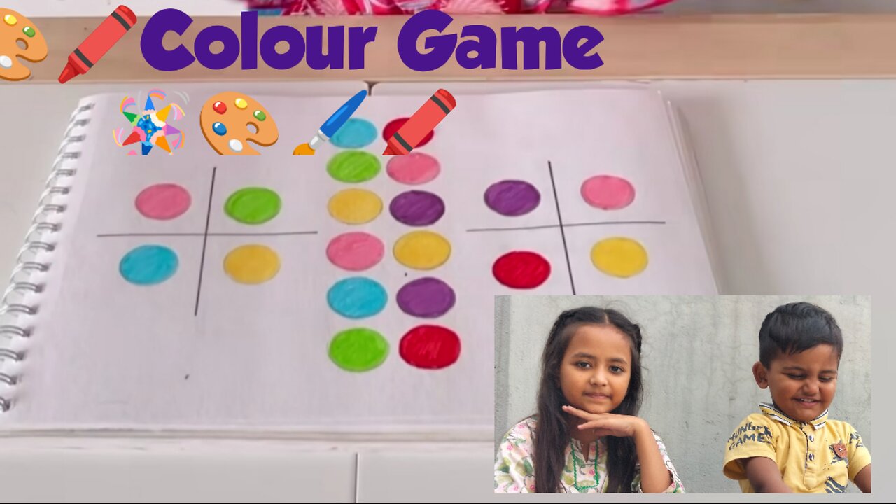 Learning colours n playing