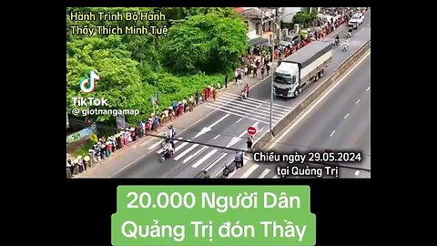 Thầy Thích Minh Tuệ ở Quảng Trị ngày 30/5/2024