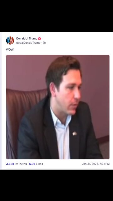 Donald J. Trump WOW! TS post Jan 31, 2023, 7:31 PM