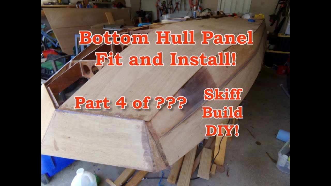 Bottom Panel Install Part 4, Flats Skiff Boat Build - Sept 2021