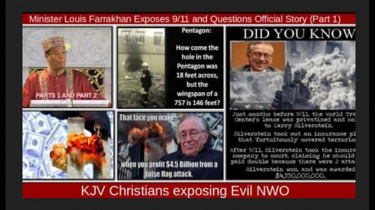 Minister Louis Farrakhan Exposes 9-11 and Questions Official Story - Part 1