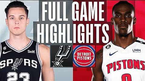 San Antonio Spurs vs. Detroit Pistons Full Game Highlights | Feb 10 | 2022-2023 NBA Season