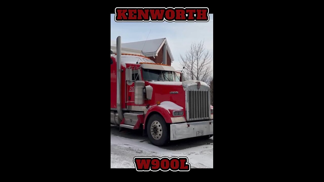 Kenworth truck COLD START