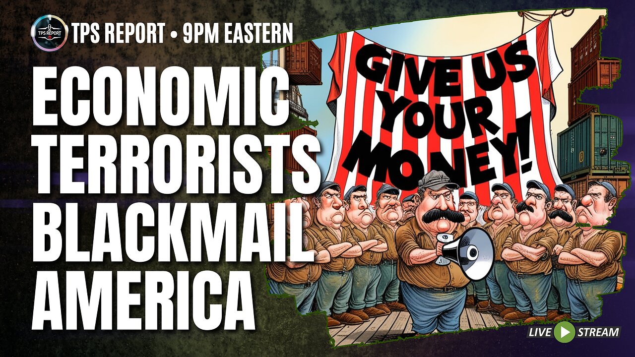 J D VANCE COMBATS MARXIST MEDIA BIAS • DOCK WORKERS ECONOMIC TERRORISM • 9pm ET