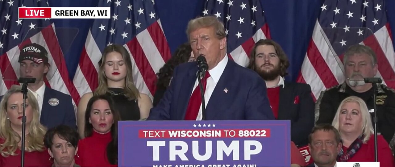 President Donald Trump Green Bay, Wisconsin Rally 4/2/24