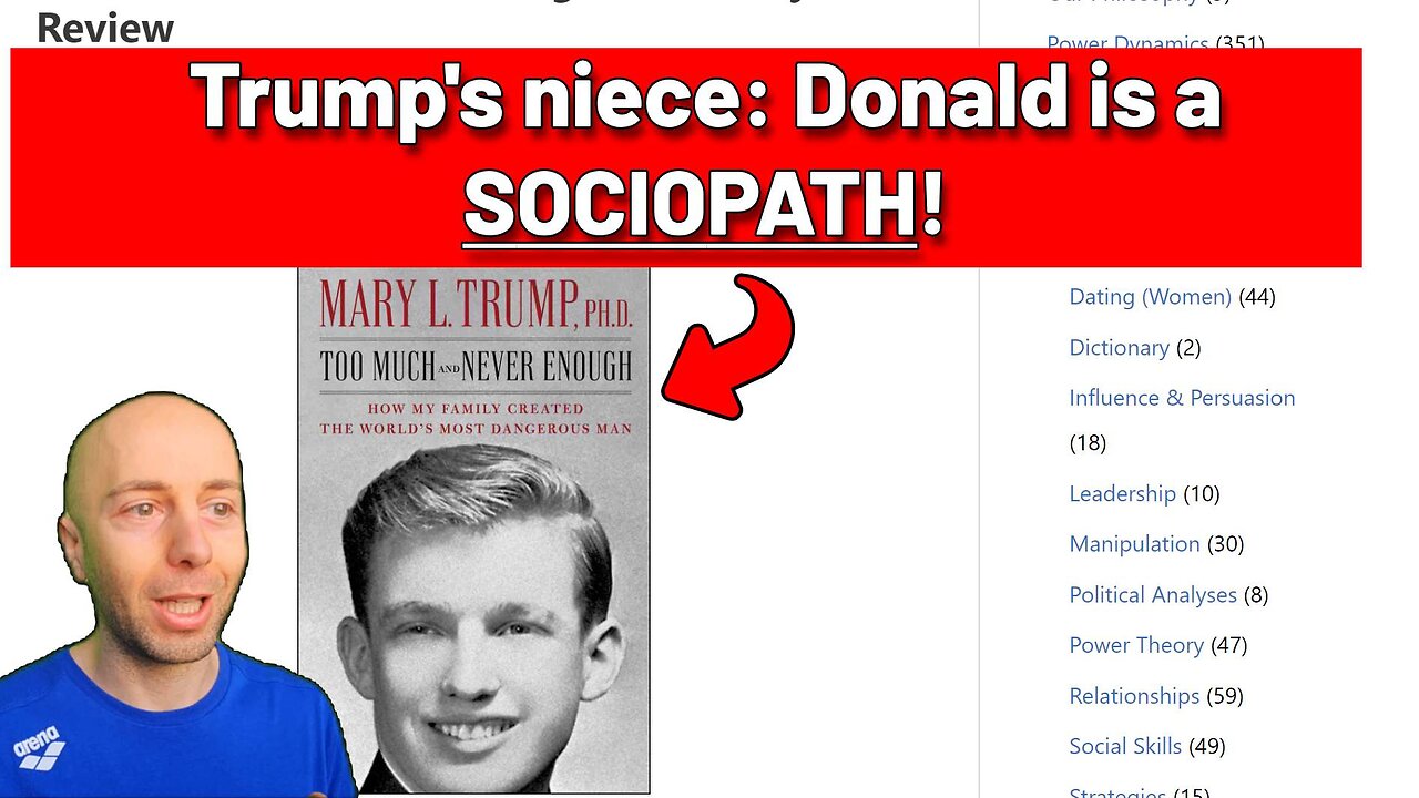 Is Trump A Sociopath? Lea Trump Book Review