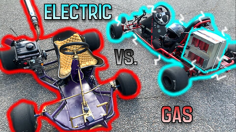 96 Cell Electric Go-Kart Vs. Stage 5 Predator 212 Go-kart