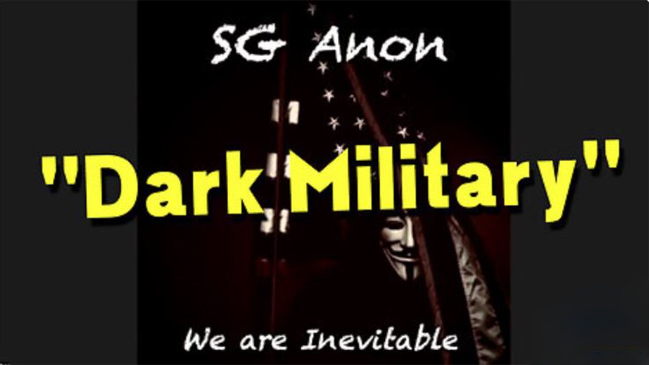 SGAnon WARNING - "Why is The Military not Stopping This"