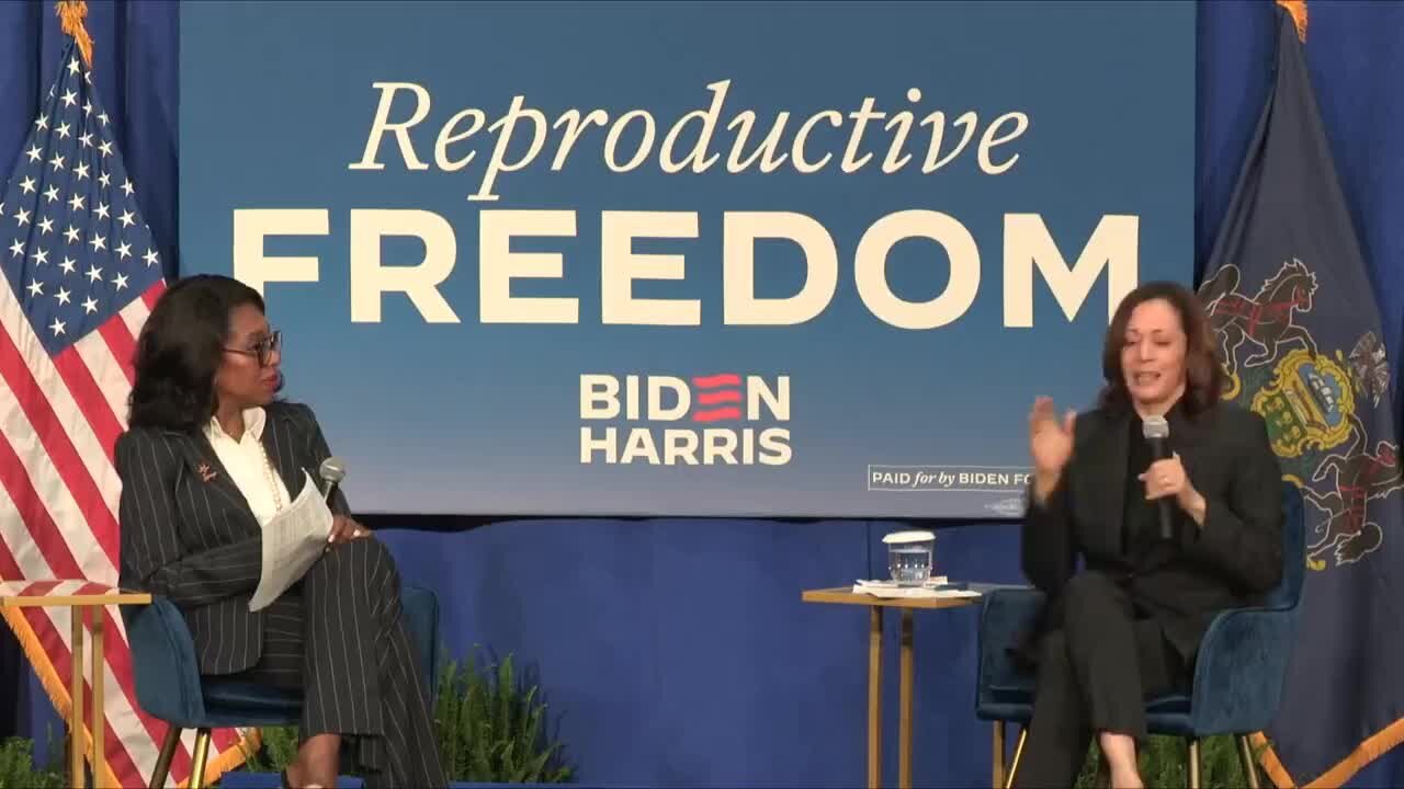 Kamala Harris: ‘Ovaries! Ha Ha Ha! Fallopian Tubes! Right?’