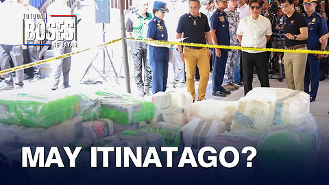 May tinatago ba kayo? Why request for an executive session sa "biggest shabu haul"?