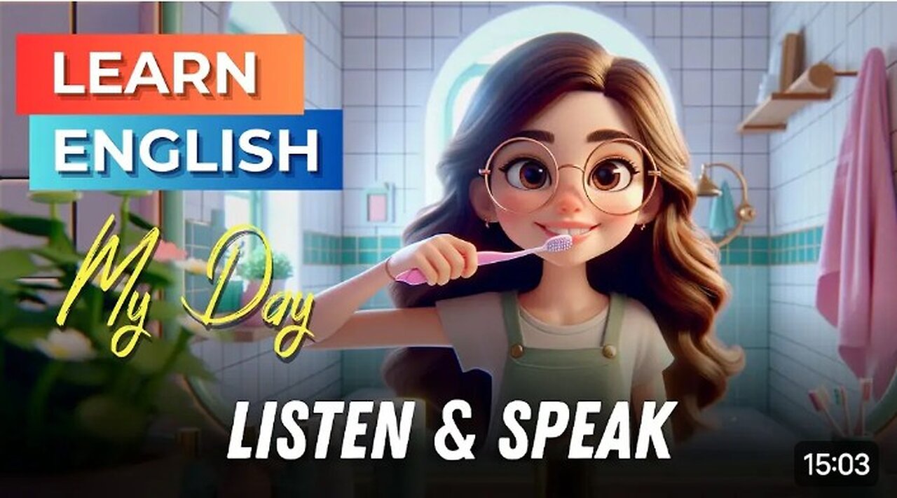 my day improve your english english listening skills - speaking skills daily life