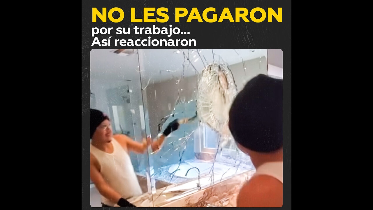 A estos albañiles no les pagaron, así que decidieron dejarle un ‘recuerdo’ al cliente