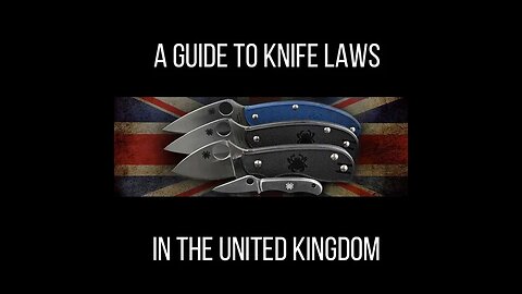 UK To BAN ALL KNIVES