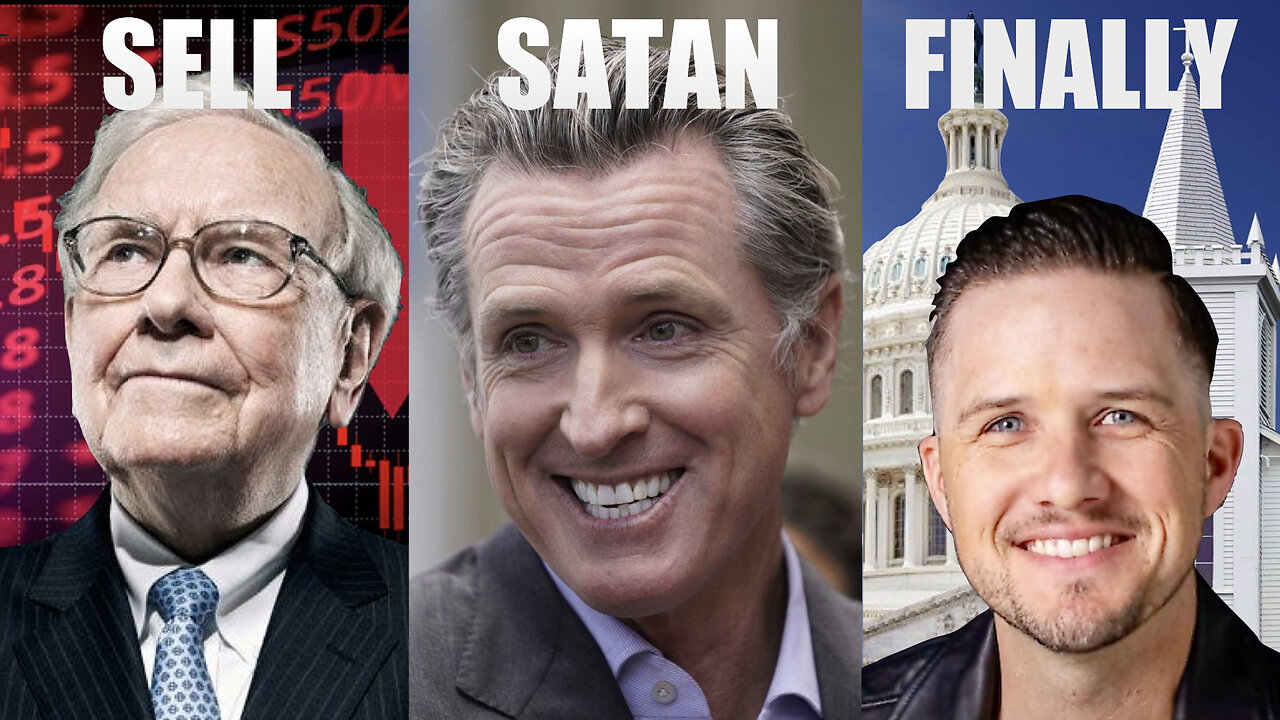 Time To Sell Your Investments? Newsom The Bible Teacher? Brave Pastor Landon Schott!