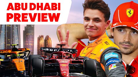 Abu Dhabi Preview (McLaren VS Ferrari !)