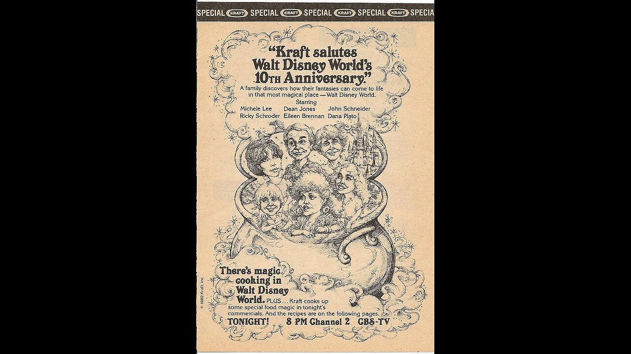 Walt Disney World 10th Anniversary Special with Dean Jones & Michelle Lee (1982)