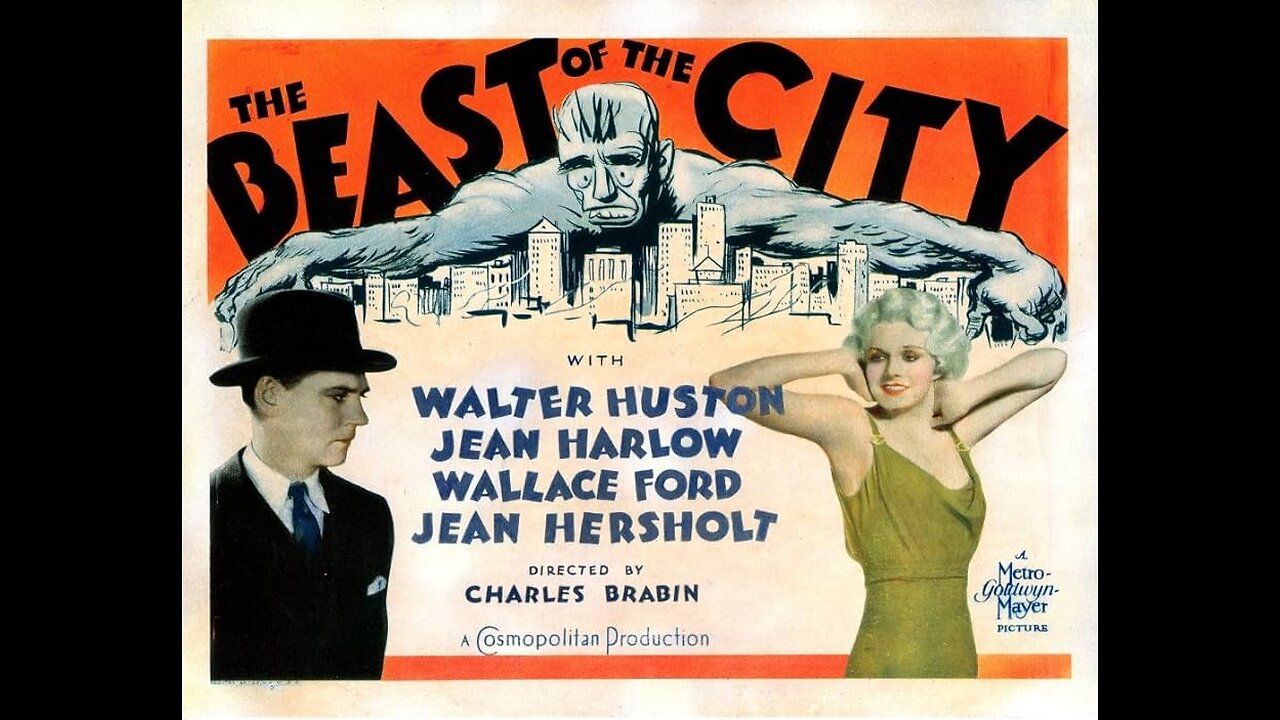 "Beast of the City" (1932) Walter Houston & Jean Harlow