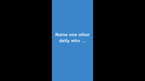 Name One Other Deity | Part 2