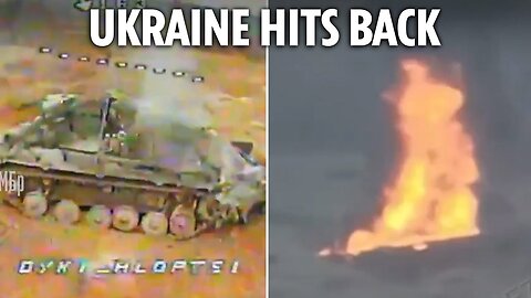 Ukraine fights off Russian attack killing 13 as vids show flames ripping through tanks in Kharkiv