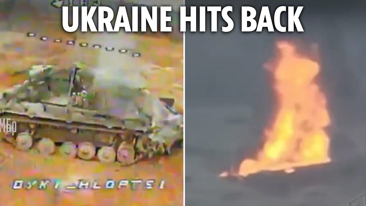 Ukraine fights off Russian attack killing 13 as vids show flames ripping through tanks in Kharkiv