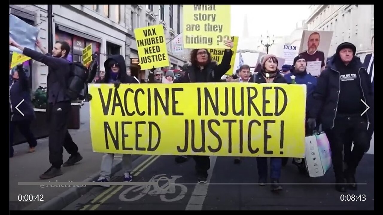 EXCLUSIVE VIDEO PRESENTATION: London Protest for the Vaccine Injured 01.21.2023