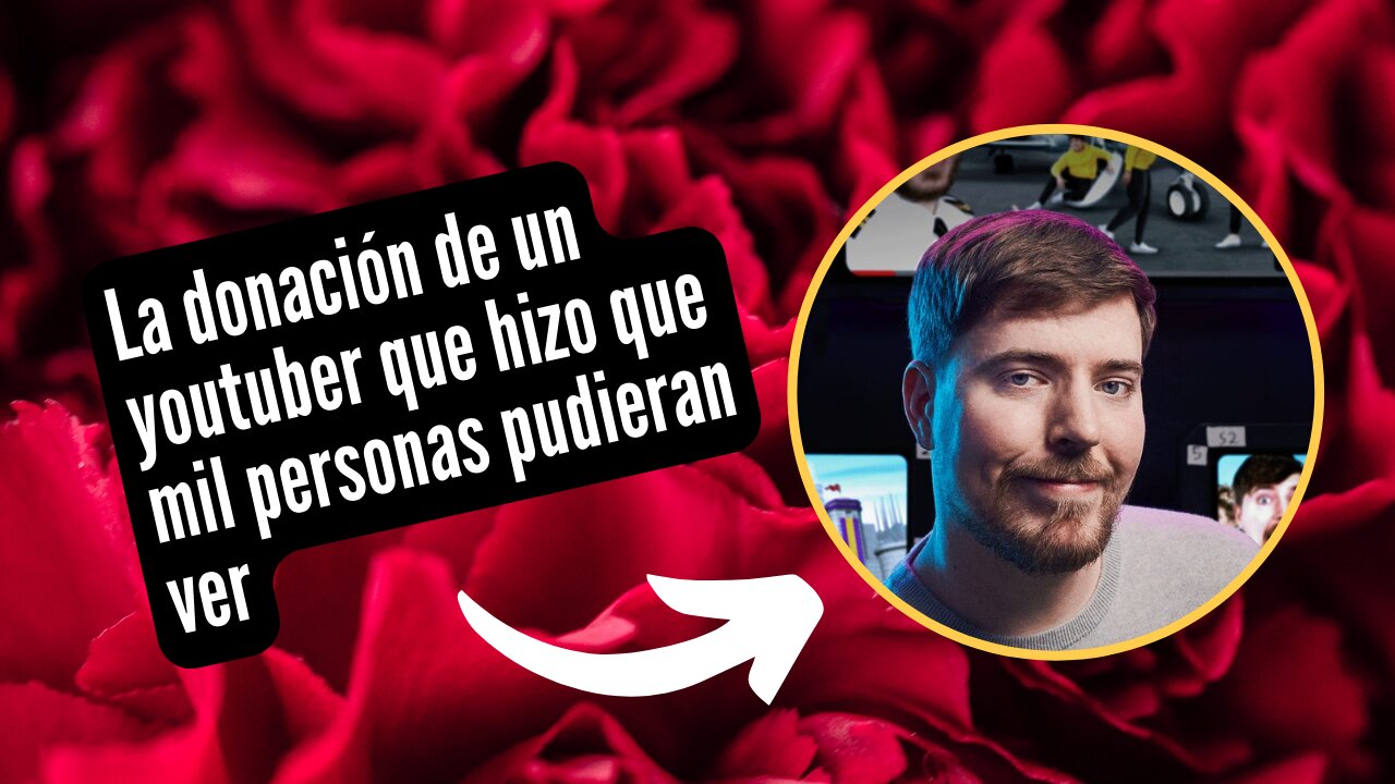 La donación de un youtuber que hizo que mil personas pudieran ver