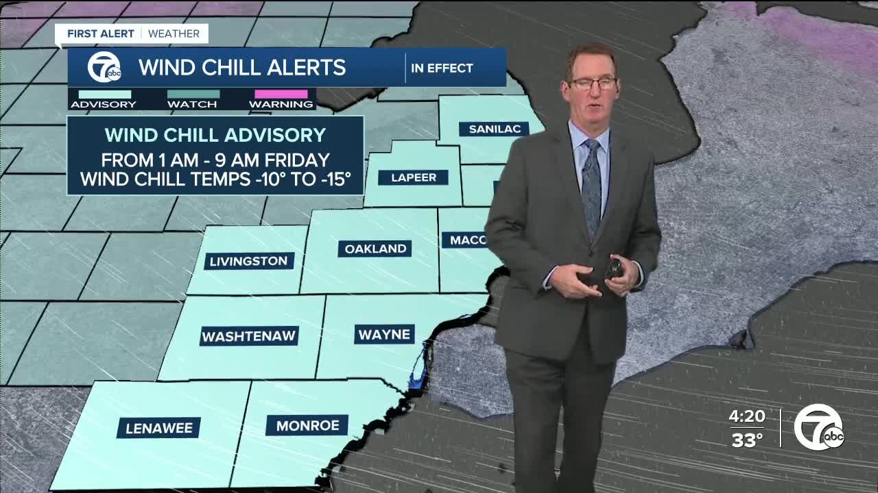 Wind chill advisory