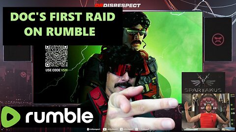 DrDisrespect's first RAID on Rumble goes to Spartakus