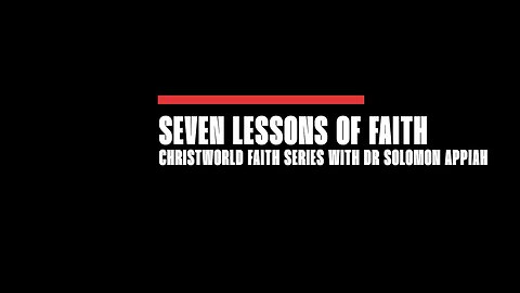 Spiritual Understanding of Faith | Faith Series 1