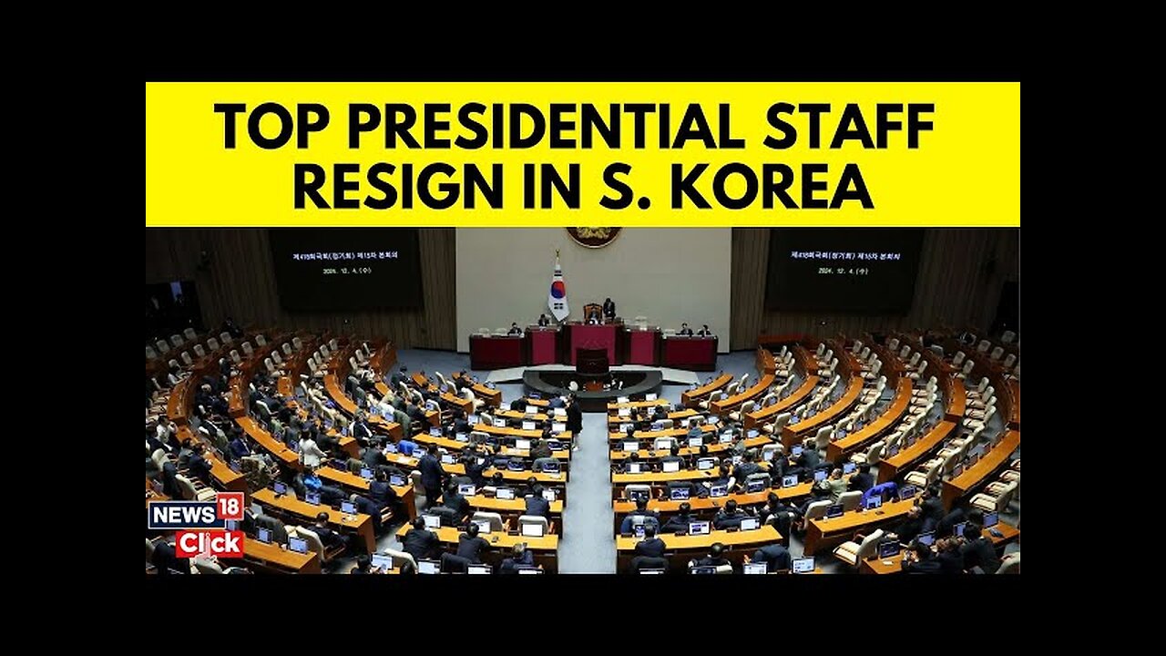 South Korea News | Top Presidential Staff Resign In South Korea After Martial Law Incident | N18G