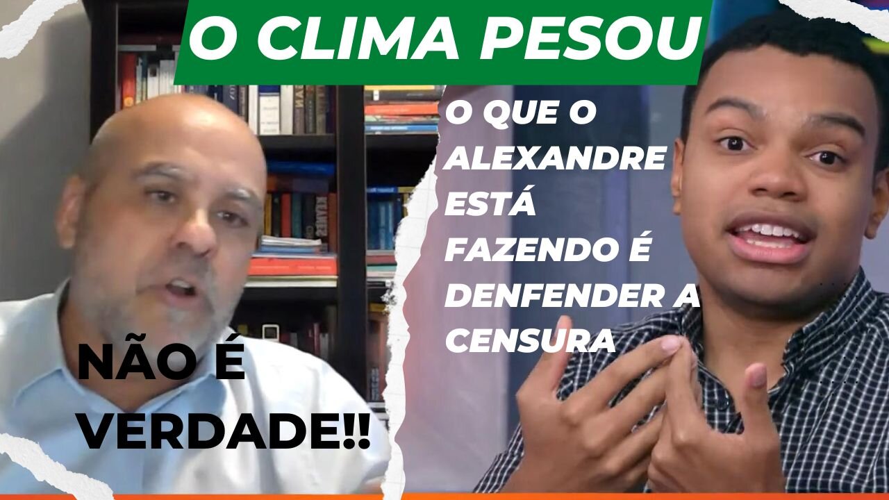O clima pesou na discursão sobre o projeto do novo governo para regulamentação da mídias sociais