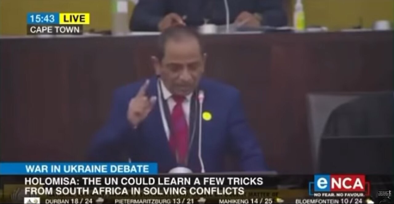 Shaik Emam, South African MP: Russia-Ukraine war debate