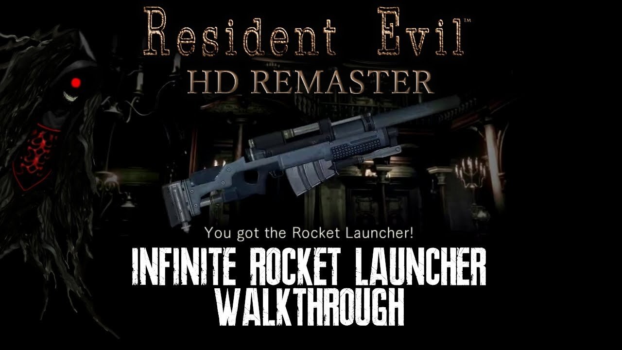 Resident Evil HD Remaster - Easy to follow Infinite Rocket Launcher Walkthrough.