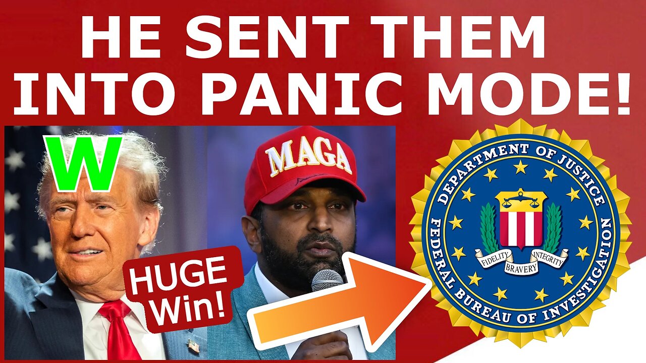 The Swamp PANICS as Trump Picks Kash Patel for FBI Director!