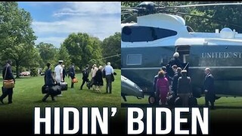 Biden's handlers deploy ALL-NEW STRATEGY to HIDE the fact he CAN'T WALK FOR SH*T