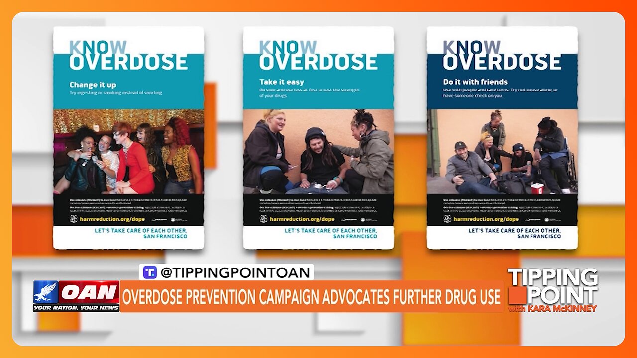 Overdose Prevention Campaign Advocates Further Drug Use | TIPPING POINT 🟧