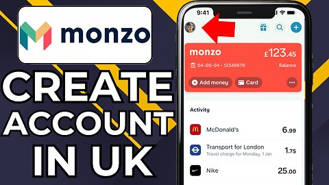 HOW TO MAKE MONZO ACCOUNT IN UK