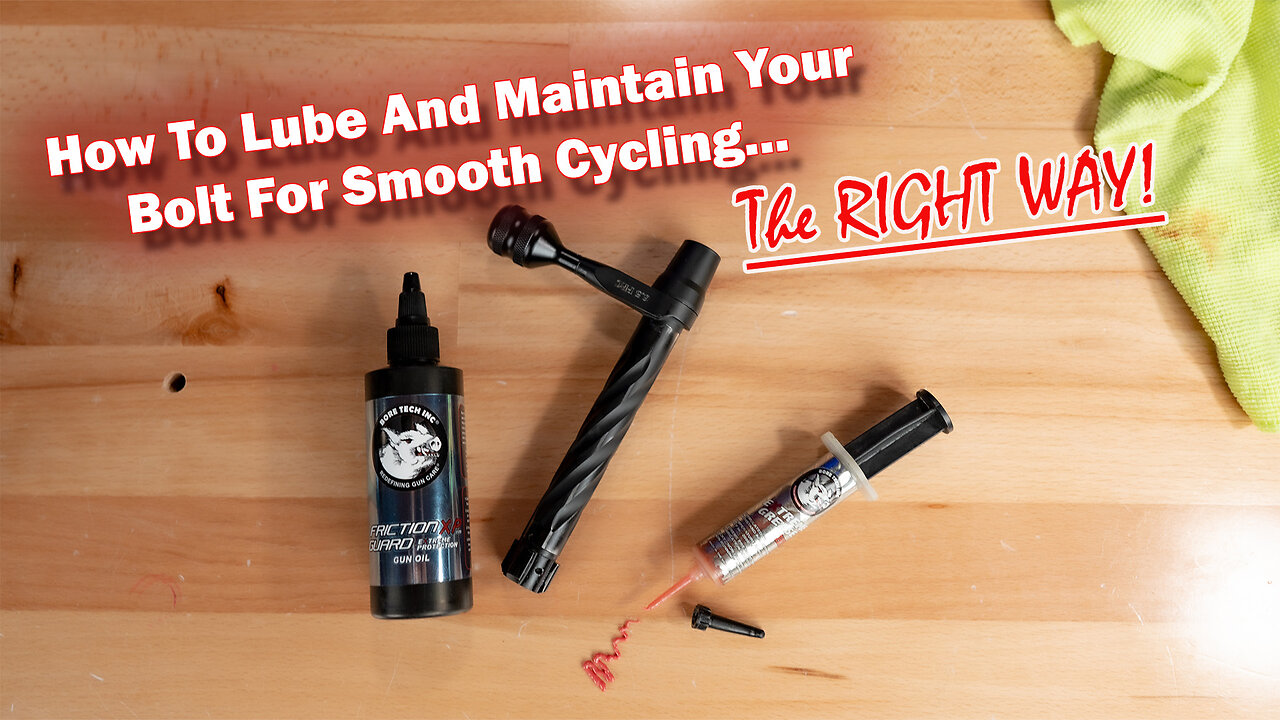 How to Lube and Maintain Your Bolt for Smooth Cycling... The Right Way!