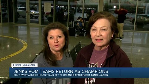 Jenks pom squad returns from nationals