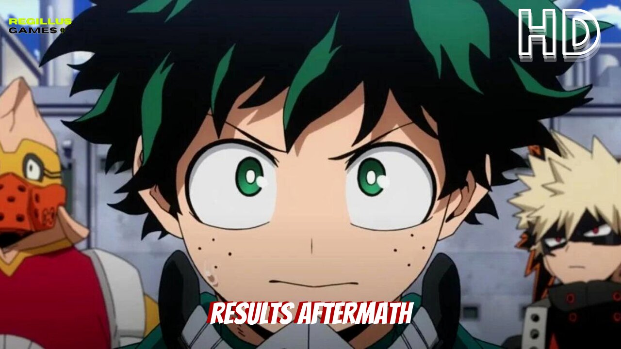 Izuku Midoriya - Results aftermath -My Hero One's Justice 2