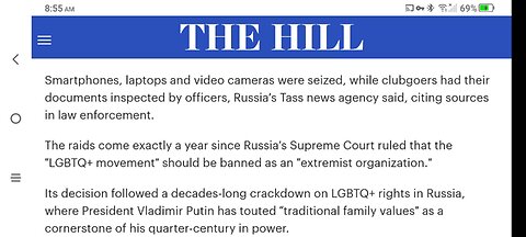 Russia raids Gay bars