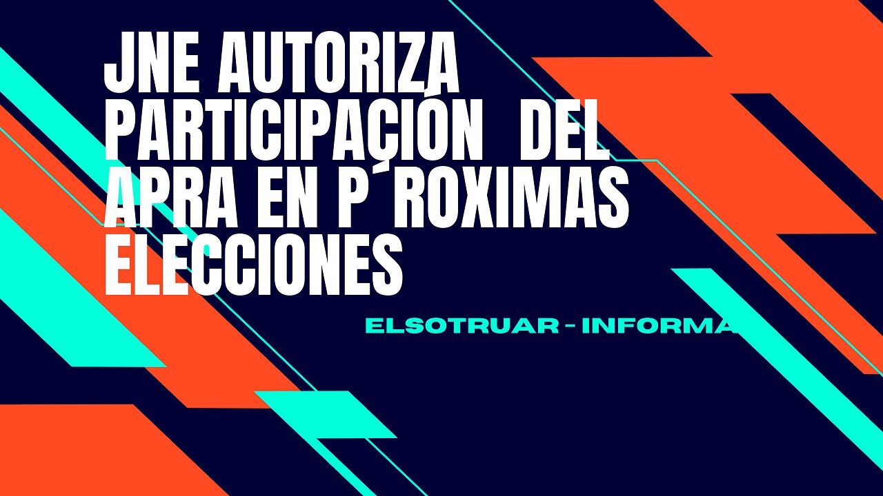 EL APRA PARTICIPARA EN P´ROXIMAS ELECCIONES